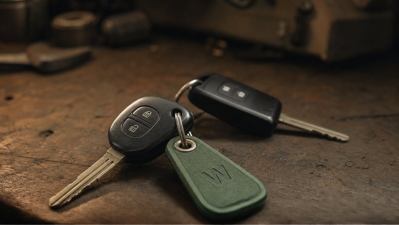 Autoschlüssel für den Ersatzwagen